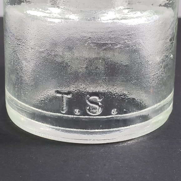 Pair of Colorless Glass Telephone Line Insulators Dominion and Hemingray 1950's - Picture 7 of 7